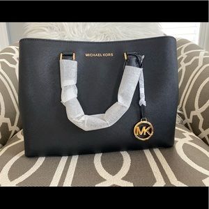 Michael Khors Black leather  Handbag